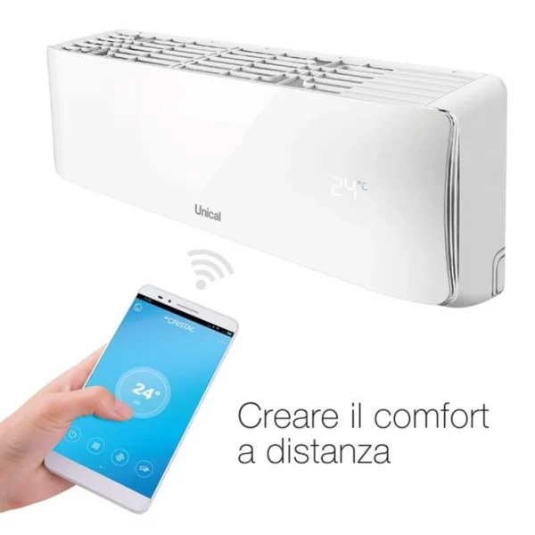 Climatizzatore Unical airCristal 12000 Btu Kmun 13H A++ - immagine 3
