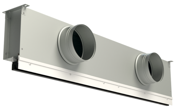 Plenum per Diffusore Lineare a Scomparsa BGC 1000 mm con Feritoia da 40 mm