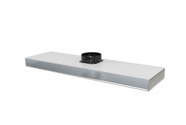 Plenum Isolato 1 Feritoia 800 mm 1 Attacco Pretranciato Ø 125-160-200 - immagine 3