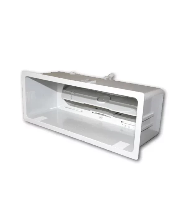 Plenum in ABS Con Attacco Posteriore 400x200 Attacco ø 160 o ø 200