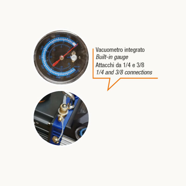 Pompa Per Vuoto DoppioStadio DS 71Lt - immagine 2