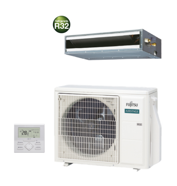 Climatizzatore Canalizzato Fujitsu 12000 Btu Mod KL con Filocomando